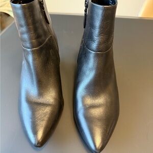 Cole Haan Black Leather Ankle Boots